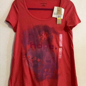 Red Graphic Women's Top